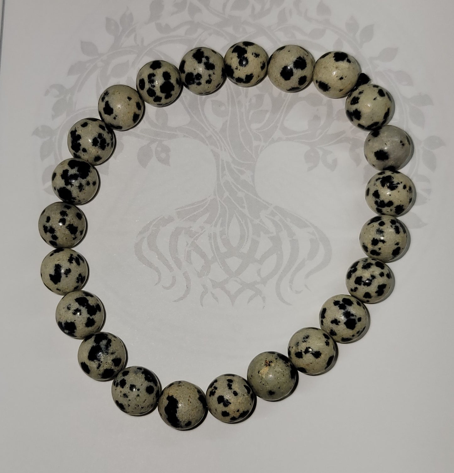 Dalmation Jasper = Releives overthinking, anxiety & being over critical